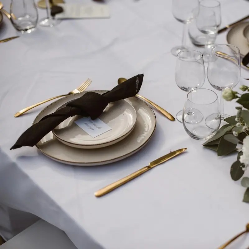 Servet zwart verhuur